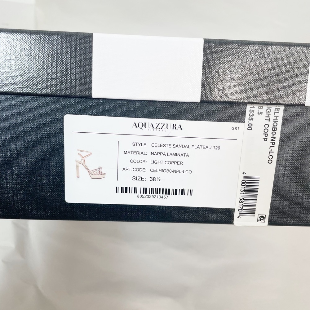 Like New Aquazzura Celeste Swarovski Platform Heels - Picture 10 of 11